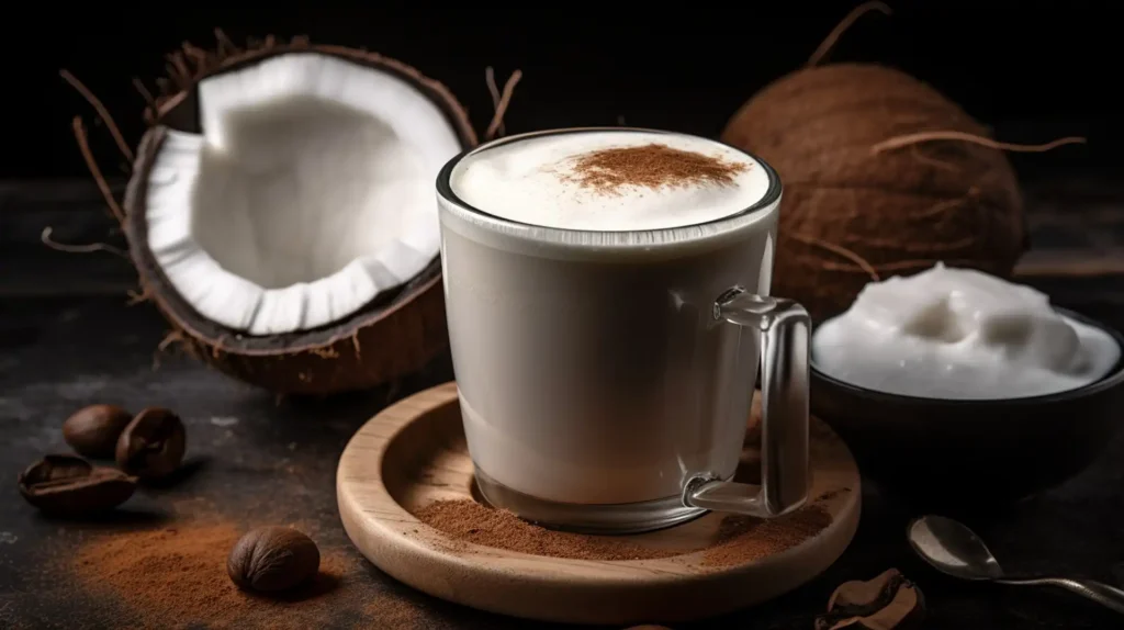 Coffee with Coconut Milk Coffee with Coconut Milk