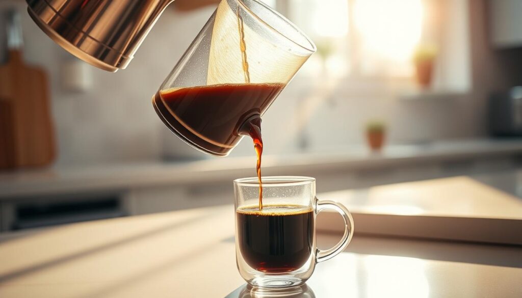 pour-over coffee